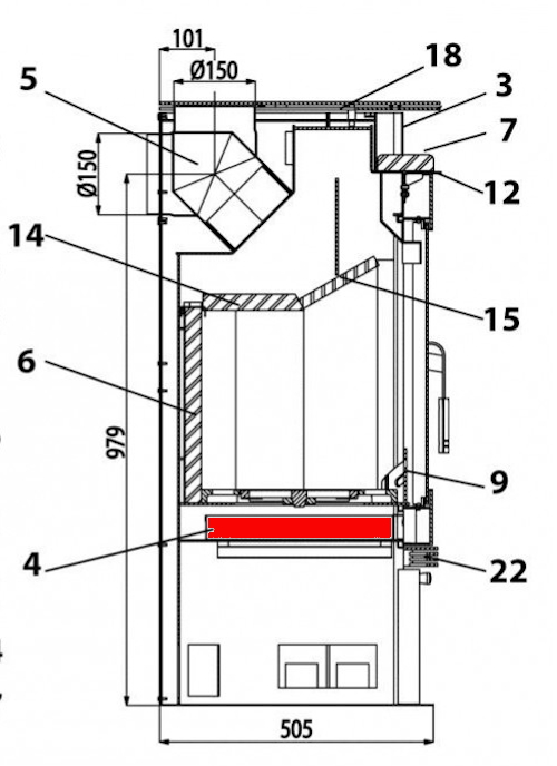 Haas+Sohn Harstad 216.15 Aschekasten