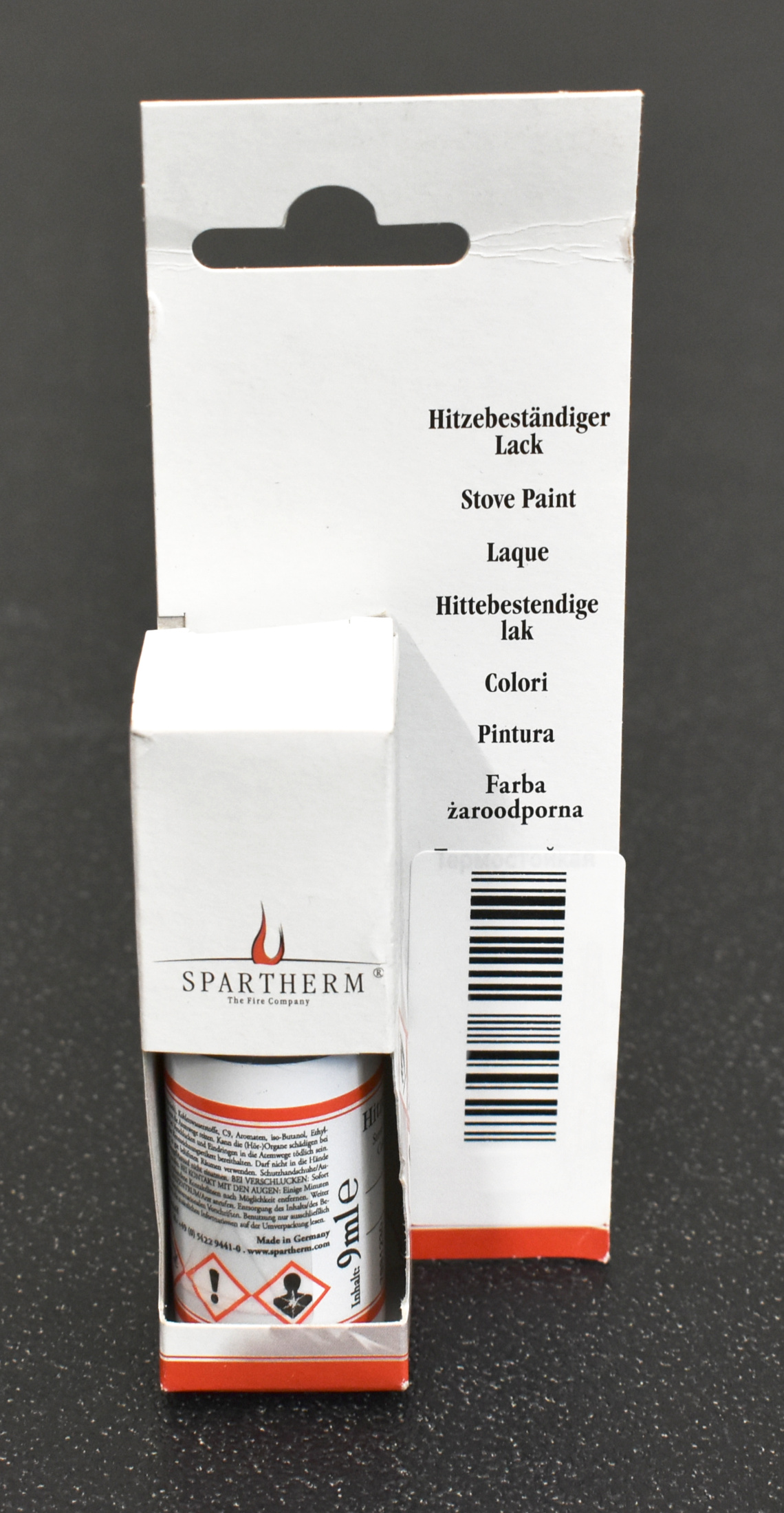 Spartherm Lackpatrone Nero