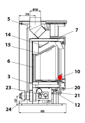 Haas+Sohn Breisgau 172.17 Grille à poser