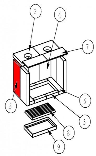 Eurotherm Goslar Seitenstein links hinten B Vermiculitestein