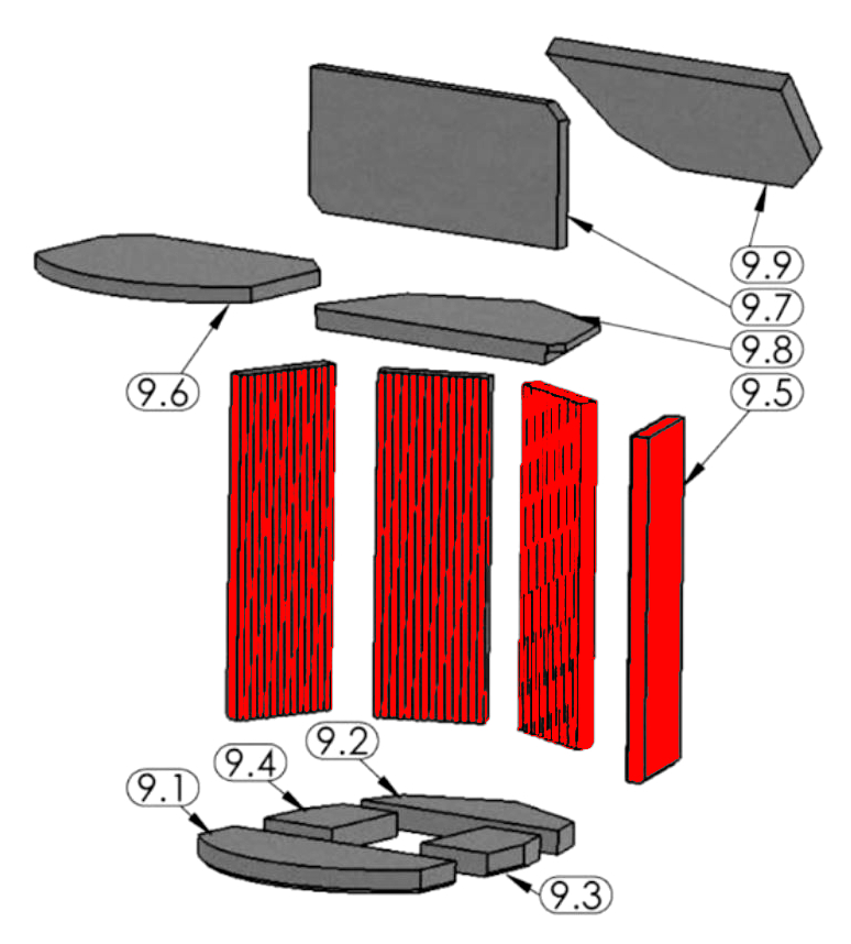 Oranier Pisa Seitenstein Set