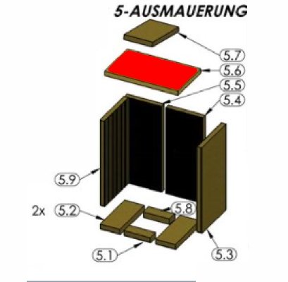 Oranier Astra 5 Déflecteur en bas 