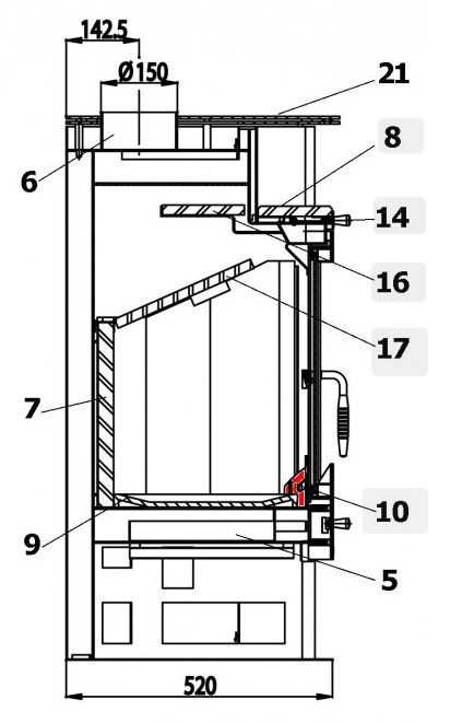 Haas+Sohn Siena 277.17 Grille à poser