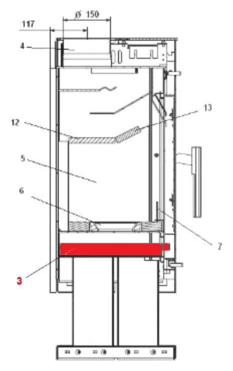 Haas+Sohn Zeta 317.15 Aschekasten