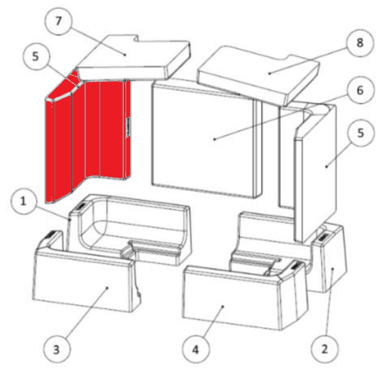 Austroflamm Dexter S3 Seitenstein links