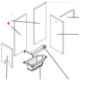 Haas+Sohn Catania II RLU 443.08 Rückwandstein links