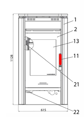 Haas+Sohn Eifel 230.17 Türgriff