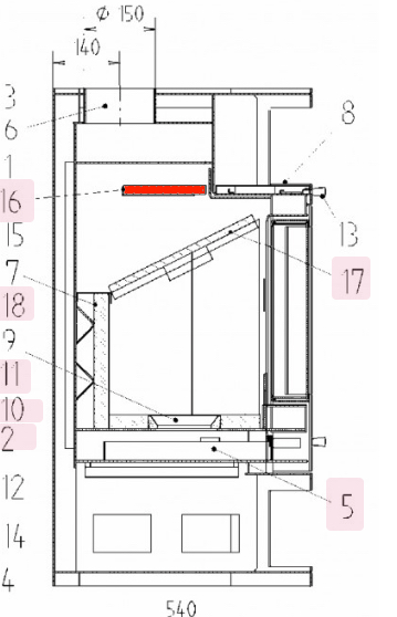 Haas+Sohn Lahti 250.17 Zugumlenkung oben