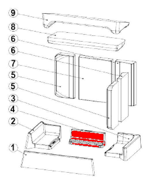 Austroflamm Dexter L Bodenstein hinten