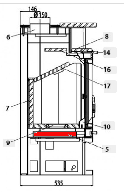 Haas+Sohn Siena 277.17 Aschekasten