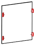 Oranier Nordik support de disque set D acier