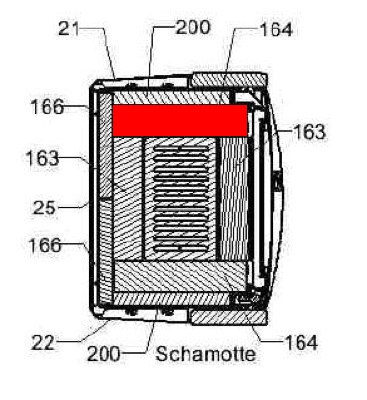 Haas+Sohn Andro 307.15 Bodenstein rechts Feuerraumstein