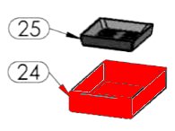 Oranier Polar 4 Aschekasten B Aschebox