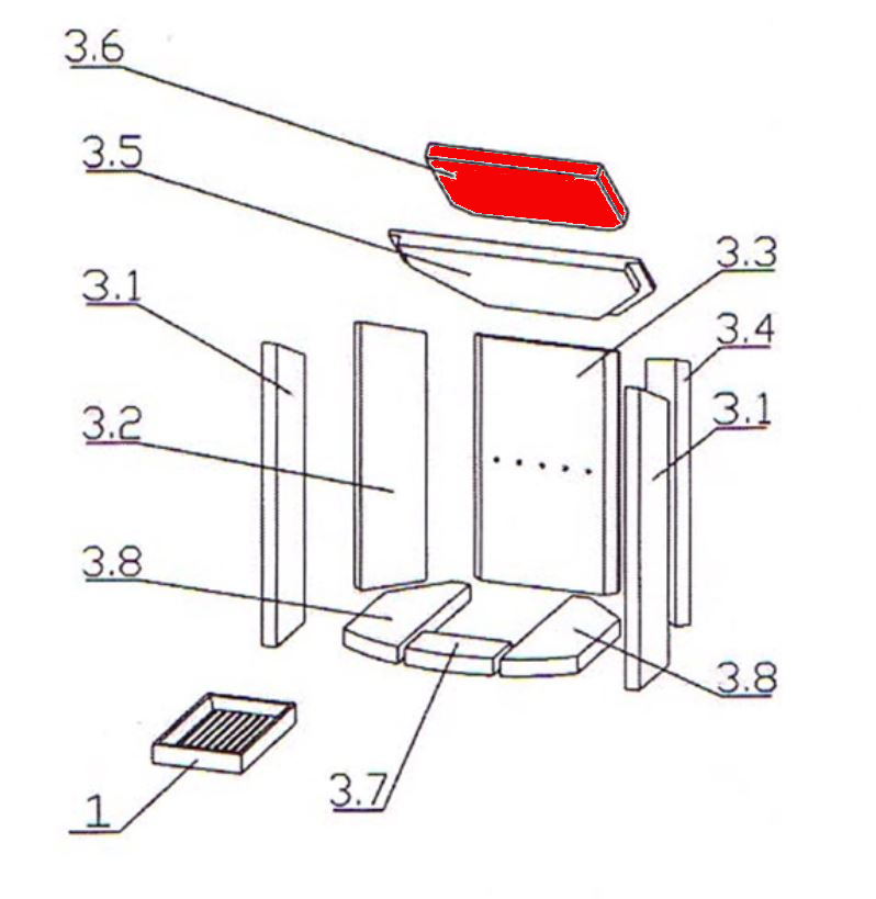 Oranier Polar 6 Déflecteur en haut D 