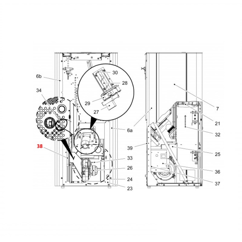 Haas+Sohn Pallazza II 534.08 Raumtemperaturfühler Sensor