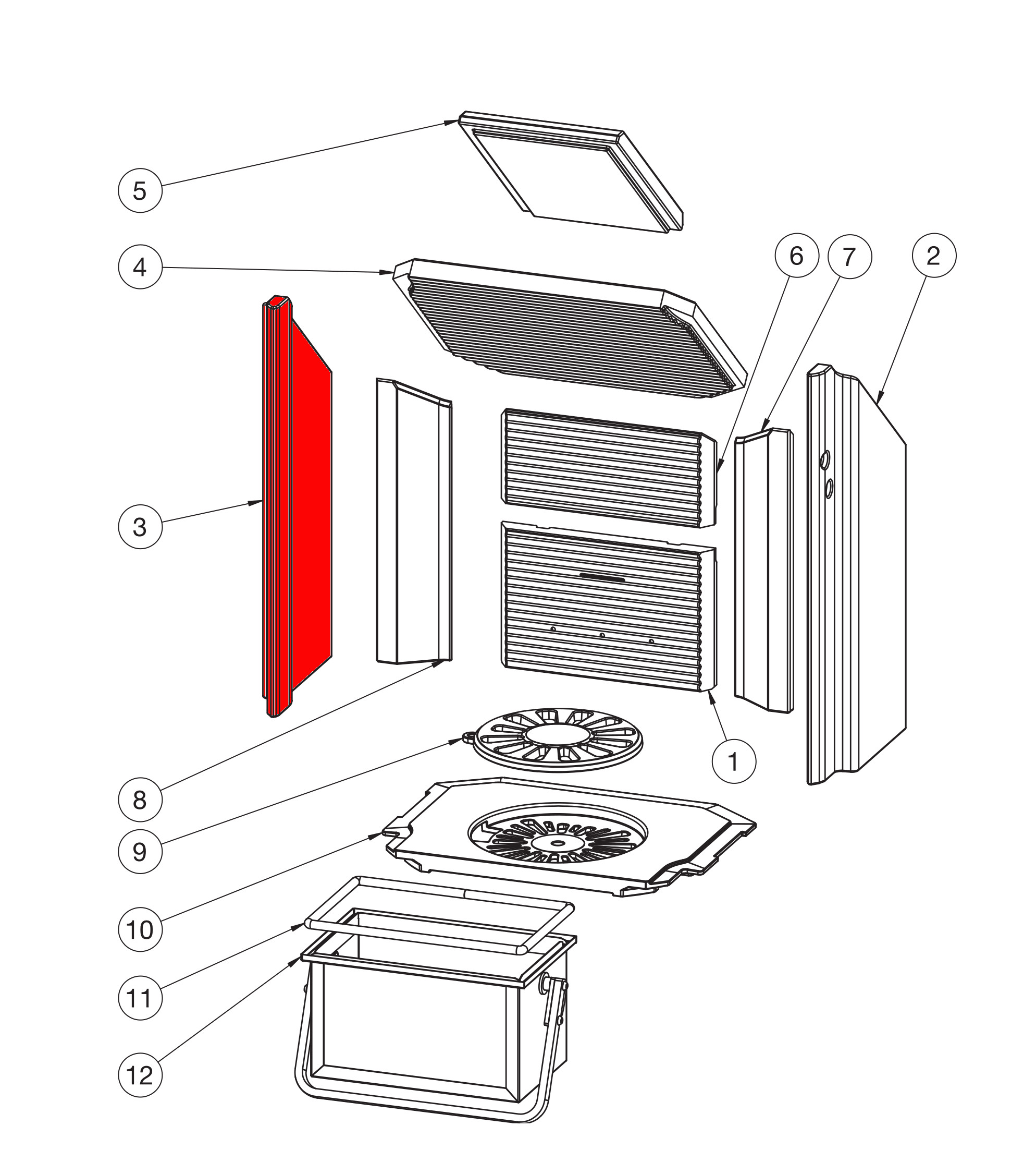 Heta Scan-Line 900 Seitenstein links vorne A