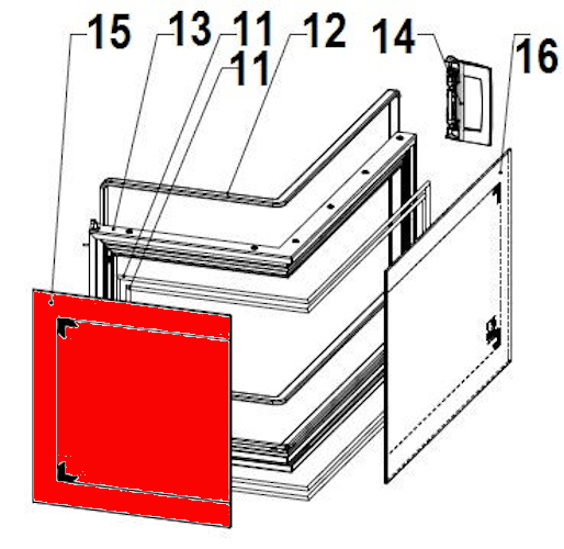 Austroflamm Dexter L 2.0 Seitenglas Ofenglas