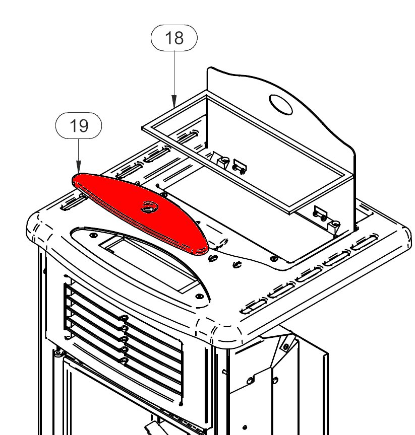 Wamsler PO 59 Keramikeinlage keramische Platte