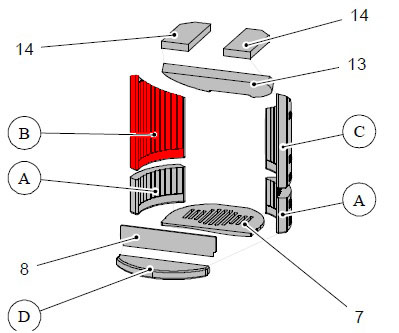 Haas+Sohn Ficus 287.12 Seitenstein links oben