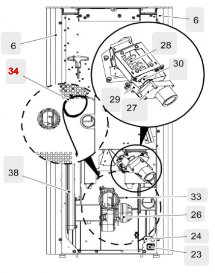 Haas+Sohn Pallazza 532.08 Raumtemperaturfühler Sensor