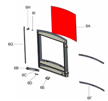 Oranier Hera D Sichtscheibe C Schauglas