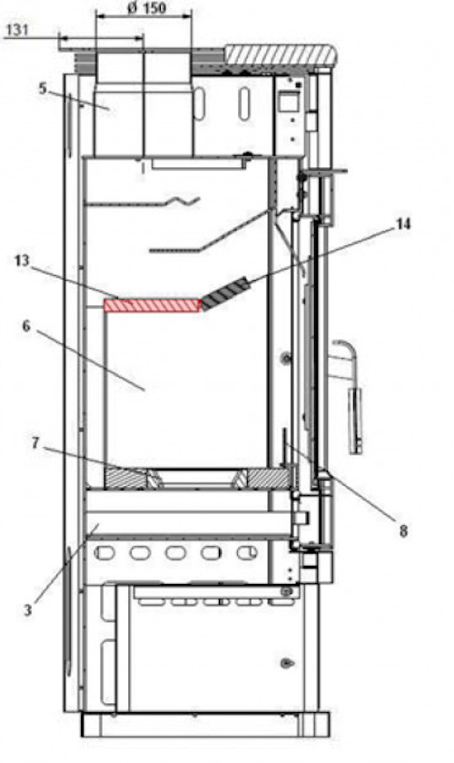 Haas+Sohn Montegrotto 305.15 Zugumlenkung hinten Umlenkung