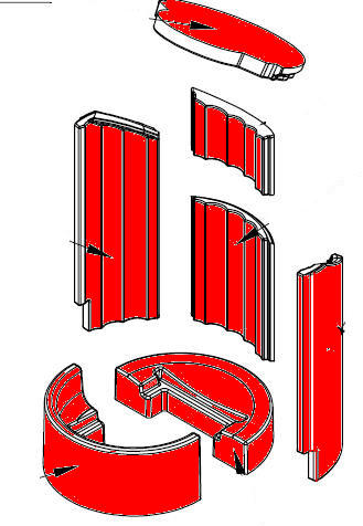 Spartherm Passo L Feuerraumauskleidung B Brennraumauskleidung