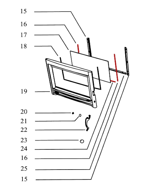 Supra Boston Türdichtung Set Dichtschnur