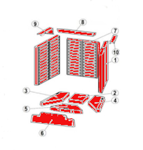 Austroflamm 65x57 K Feuerraumauskleidung