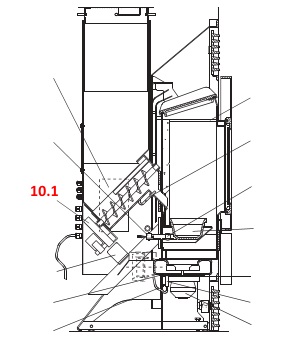 Wodtke PE Einbaugerät air+ Schneckenmotor Motor mit Getriebe für die Förderschnecke