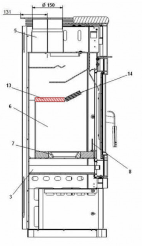 Haas+Sohn Merida 305.15 Zugumlenkung hinten Umlenkung