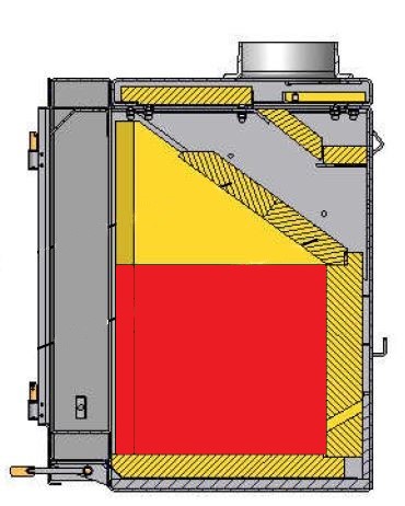 Max Blank Designo Seitenstein links unten Feuerraumstein