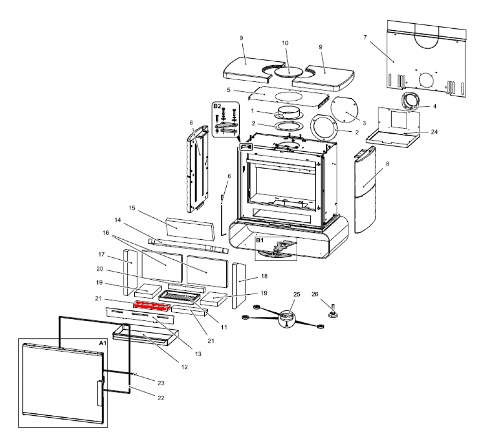 Haas+Sohn Hillington easy 347.15 Bodenstein vorne links