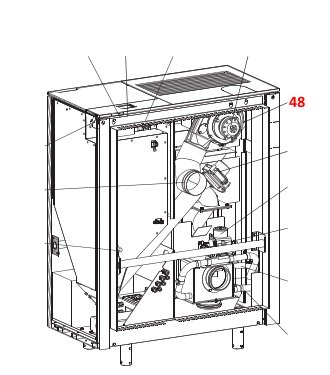 Wodtke ixbase air+ Deckeldichtung  Rauchgaszug