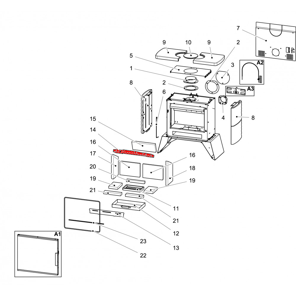 Haas+Sohn London II easy 347.15 Zugumlenkung unten