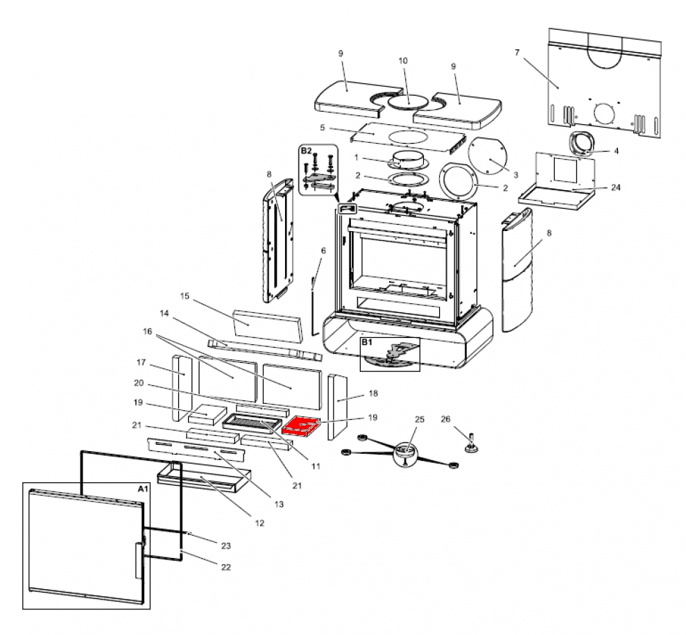 Haas+Sohn Fulham easy 347.15 Bodenstein rechts