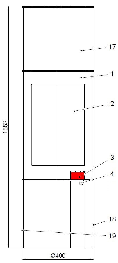 Haas+Sohn Kalius 286.12 Türgriff