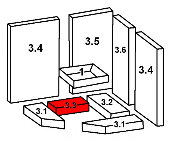 Oranier Skandik 6 Bodenstein hinten links A Vermiculitestein