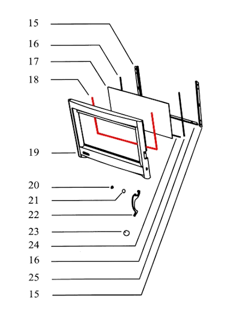 Supra HF 2950 Scheibendichtung Glasdichtung