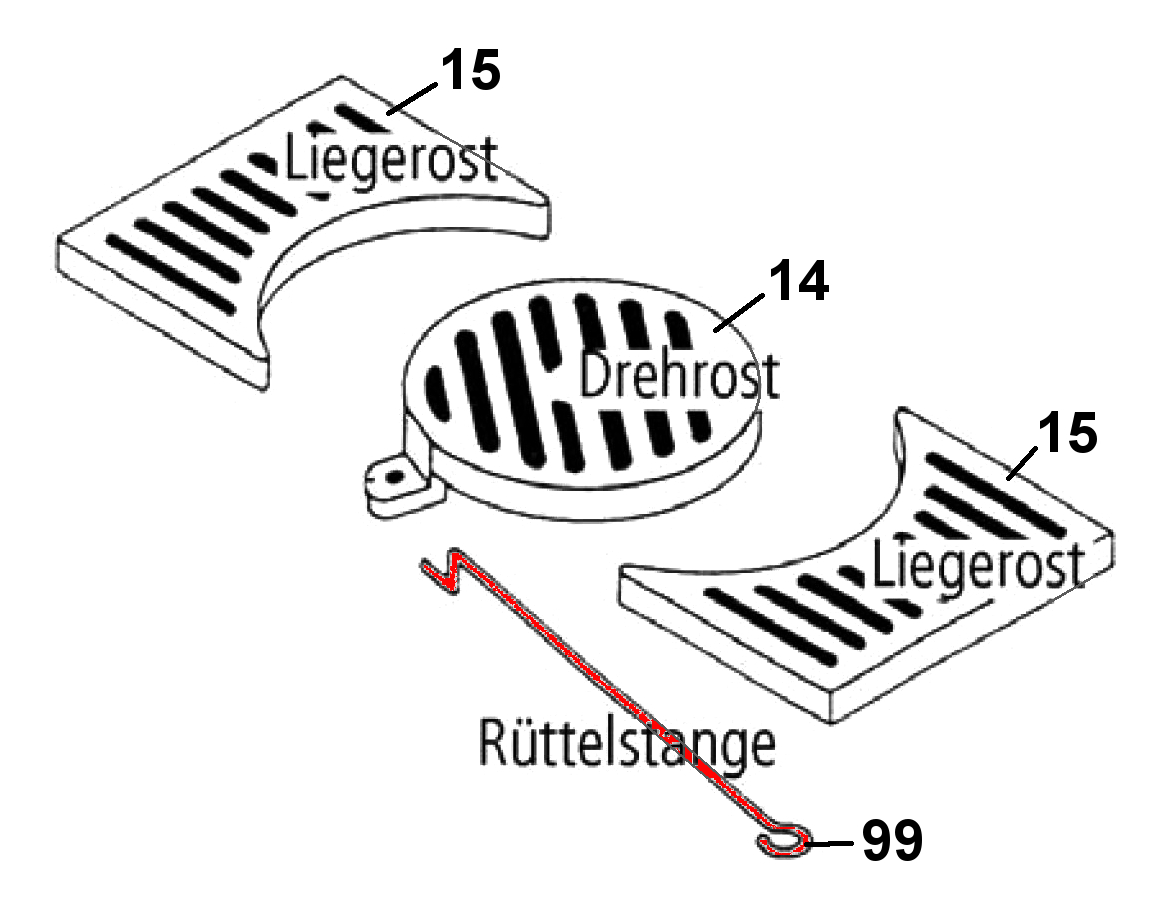 Leda Rubin K14ZF Rüttelstange