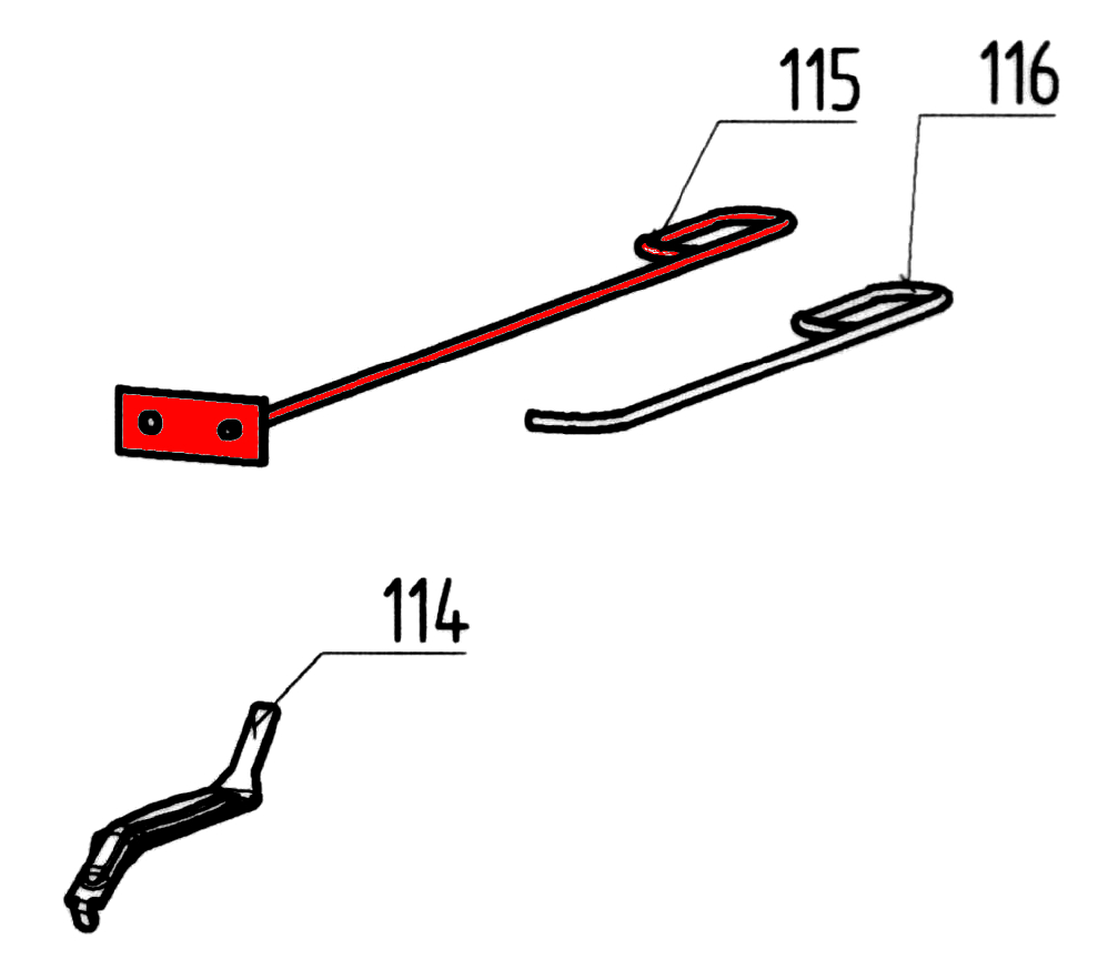 Wamsler K138 Rußkratzer Aschehaken