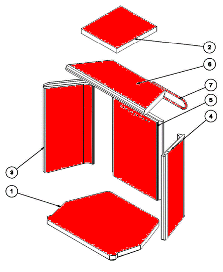 Attika Rondo 92 Feuerraumauskleidung Brennraumauskleidung