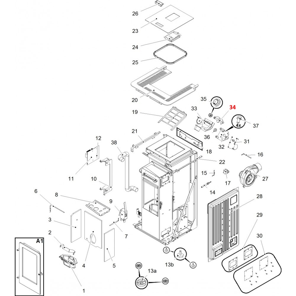 Haas+Sohn Pallazza III RLU-PGI 520.08 convoyeur à vis