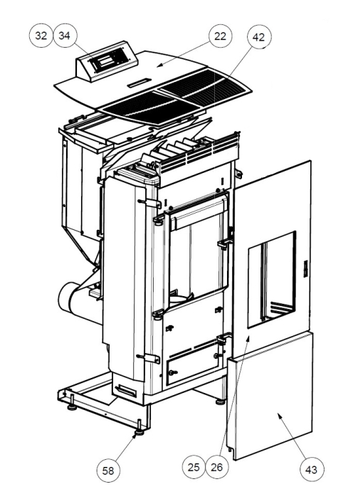 Wamsler WP 01 Bedienboard